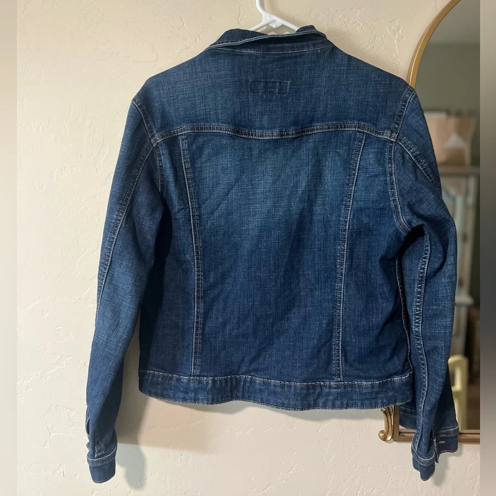 Lee Modern Series Trucker Style Denim Jacket Medium/Dark Wash Size L